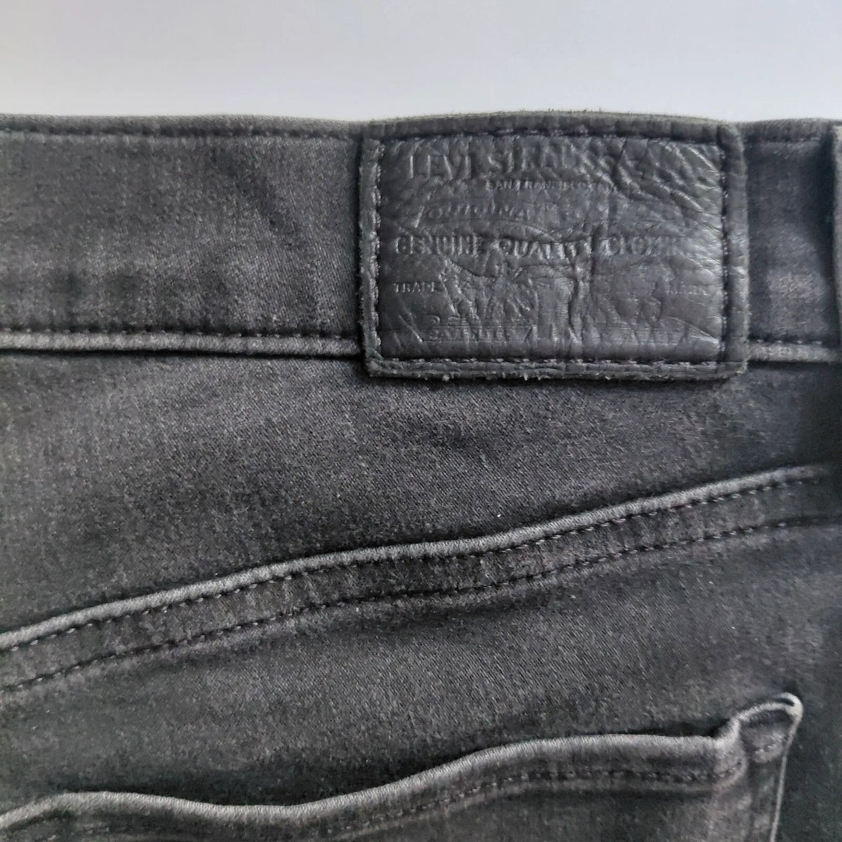 Levis 312 Shaping Slim Jeans Womens UK28 Black Denim Slim Straight Shaping