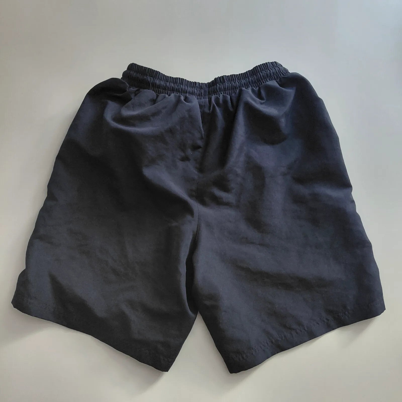 Slazenger Shorts S Navy Elastic Waist Mesh Lining Lightweight Logo Sport