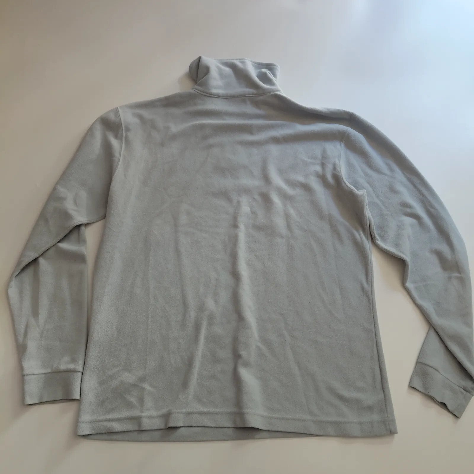 Champion 1/4 Zip Fleece Grey Logo Embroidered Outdoor