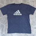 Adidas Men's Navy Logo T Shirt Size ? Graphic Cotton Tee