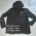 Nike Hoodie XXL Black Logo Pullover Streetwear