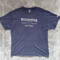 Champion Authentic Crew Neck T Shirt XL Navy Cotton Westminster College Grandma