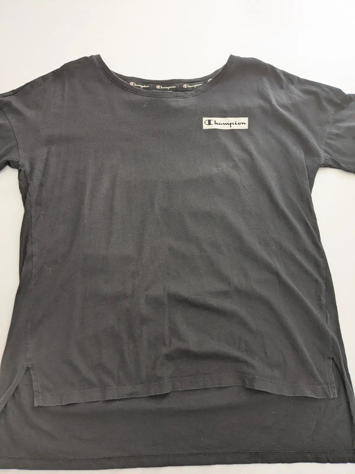 Champion T-Shirt Large Black Logo Streetwear