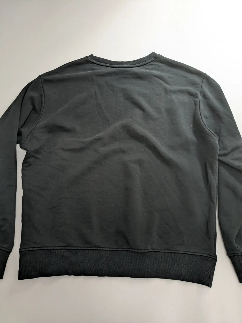 New Balance Crewneck Sweatshirt Large Black Logo Streetwear Pullover