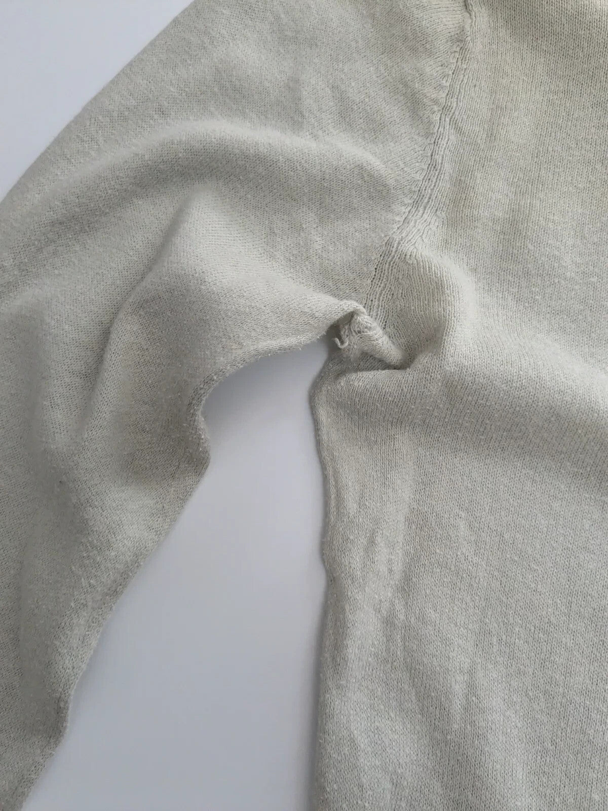 Timberland V Neck Jumper Medium Grey Cotton Cashmere Logo Knitted