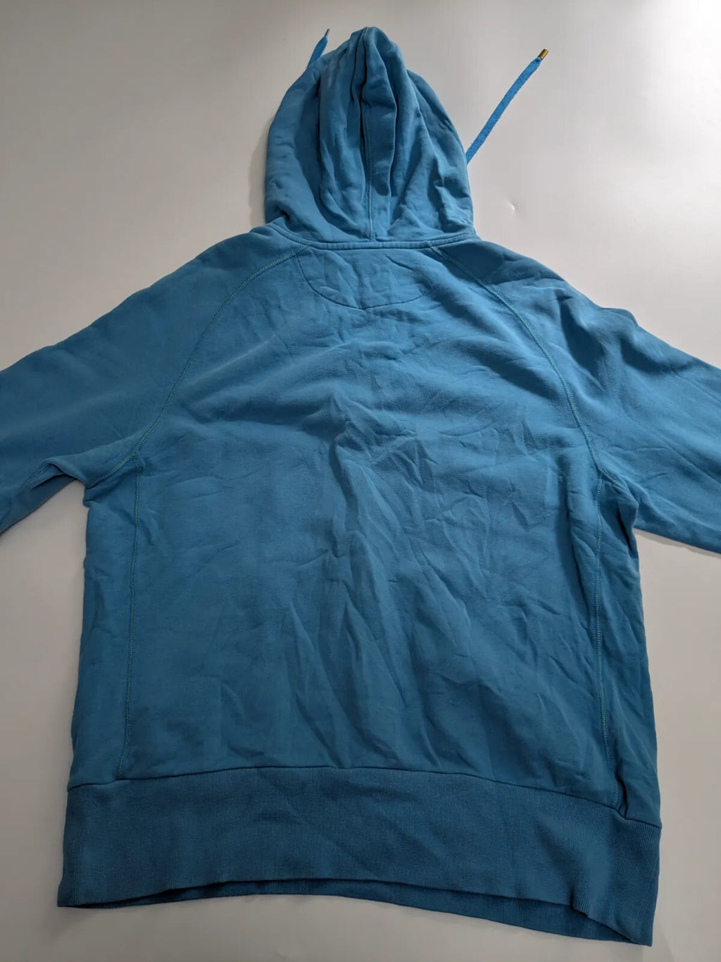 Nike 1/4 Zip Hoodie Mens Large Blue Cotton Logo Hooded Streetwear