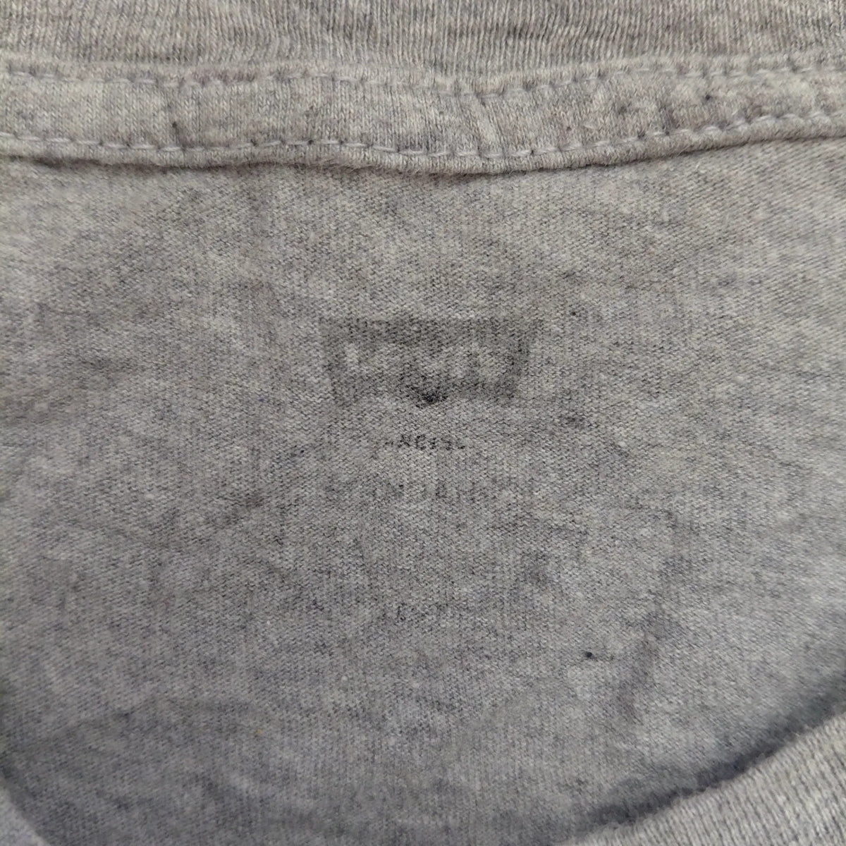 Levis Crew Neck T Shirt Grey Cotton Jersey Graphic Logo Short Sleeve