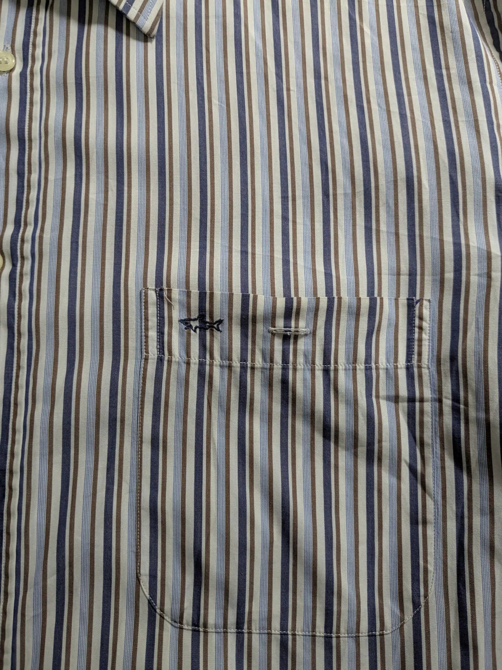 Paul & Shark Shirt Striped Button Up Long Sleeve