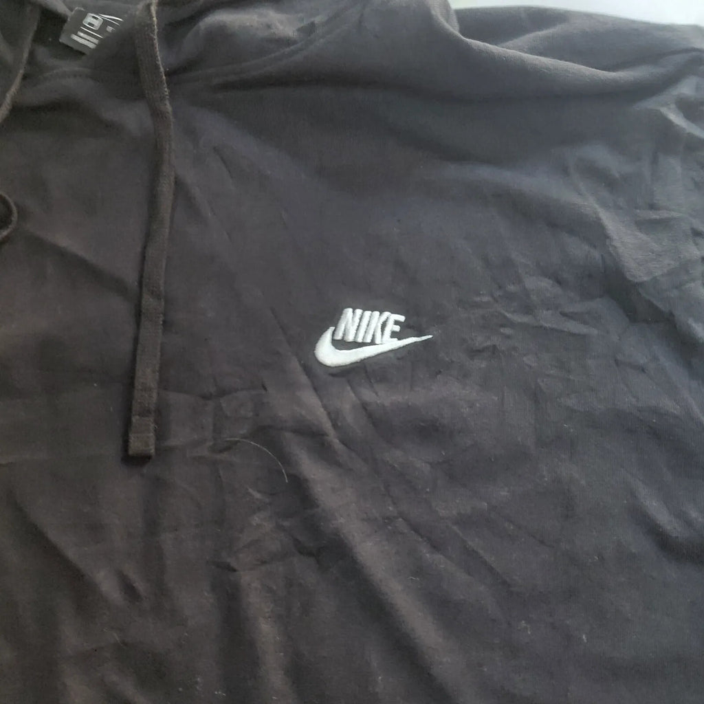 Nike Hoodie XXL Black Logo Pullover Streetwear
