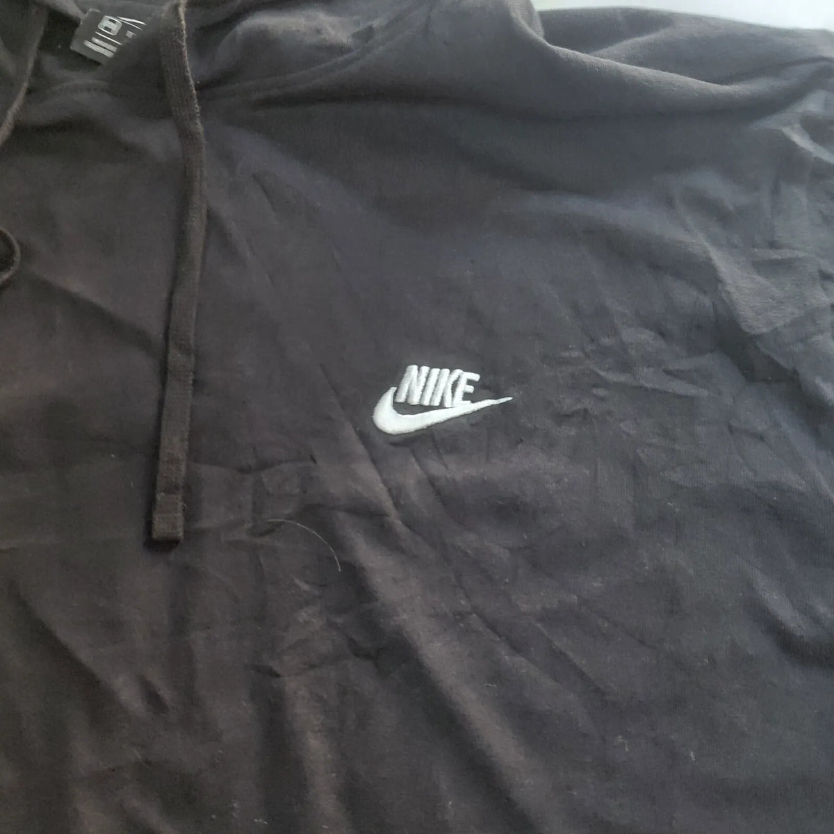 Nike Hoodie XXL Black Logo Pullover Streetwear