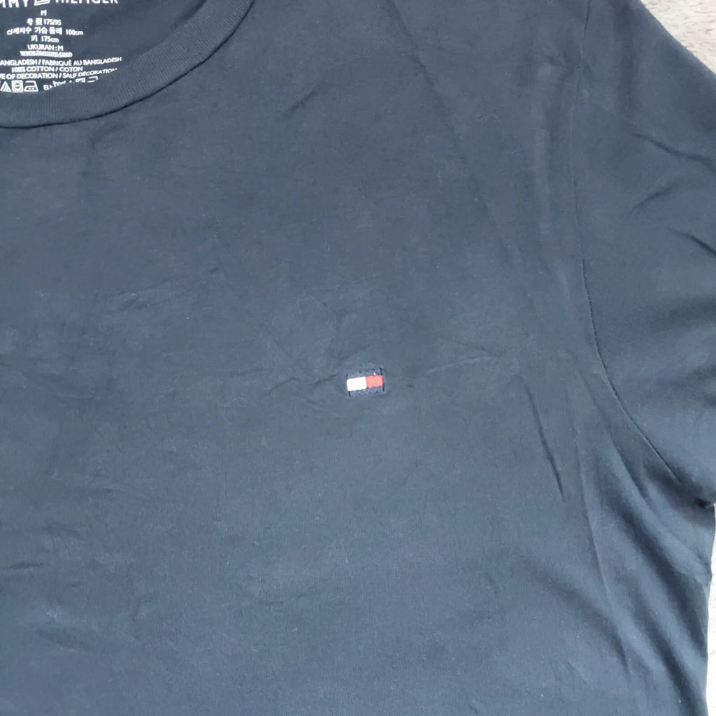 Tommy Hilfiger Men's Navy Logo T Shirt Size Medium