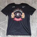 Nike The Nike Tee Crew Neck T Shirt Mens Medium Black Cotton Graphic Logo 2021