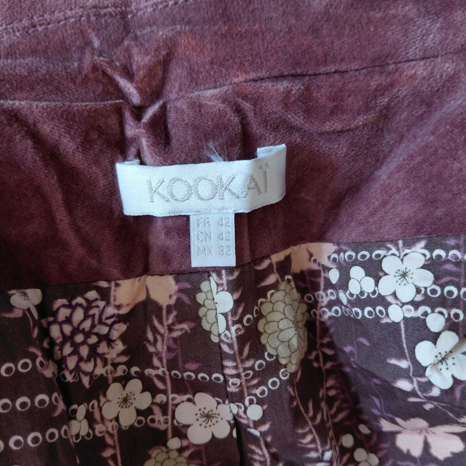 Kookai faux suede trench coat Size UK 14  FR 42 EURO 40 RRP £180