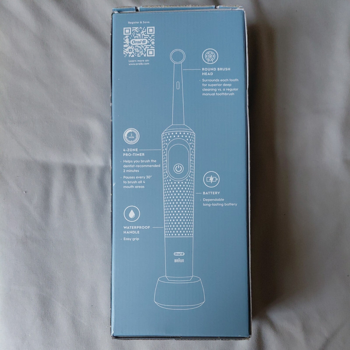 Oral-B Vitality Pro Electric Toothbrush with 2 Brush Heads, Same Day Shipping