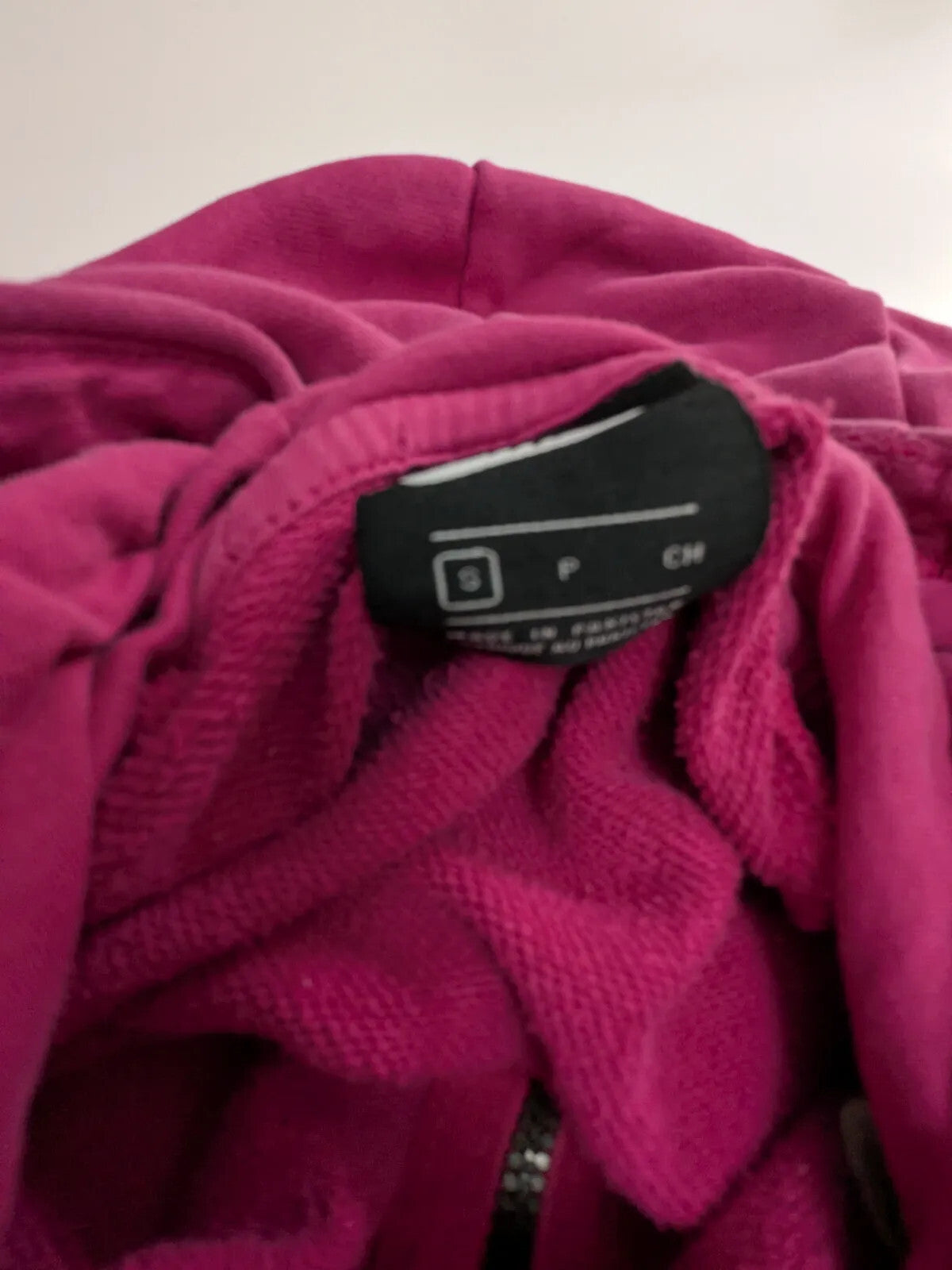 Nike Zip Hoodie Pink Cotton Full Zip Logo Hooded Streetwear