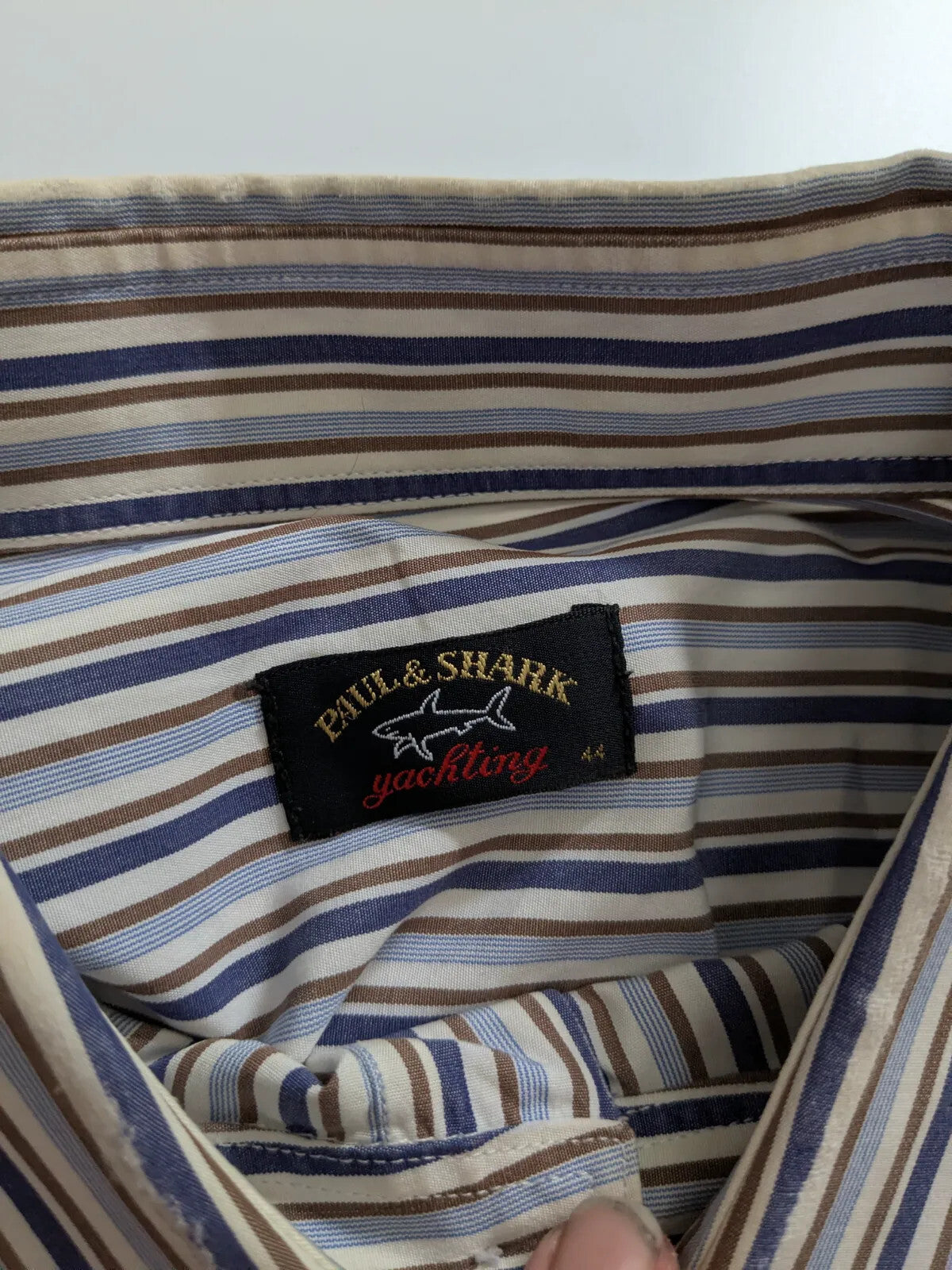 Paul & Shark Shirt Striped Button Up Long Sleeve