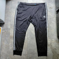 Adidas 3 Stripe Track Pants Mens XL Black Striped Logo Sportswear