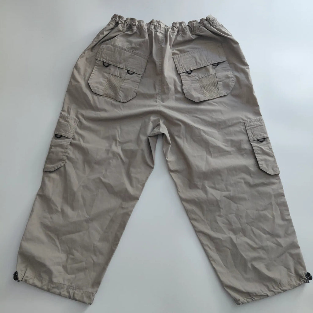 Capo Outwear Cargo Trousers Mens S Beige Straight Leg Cargo Outdoor