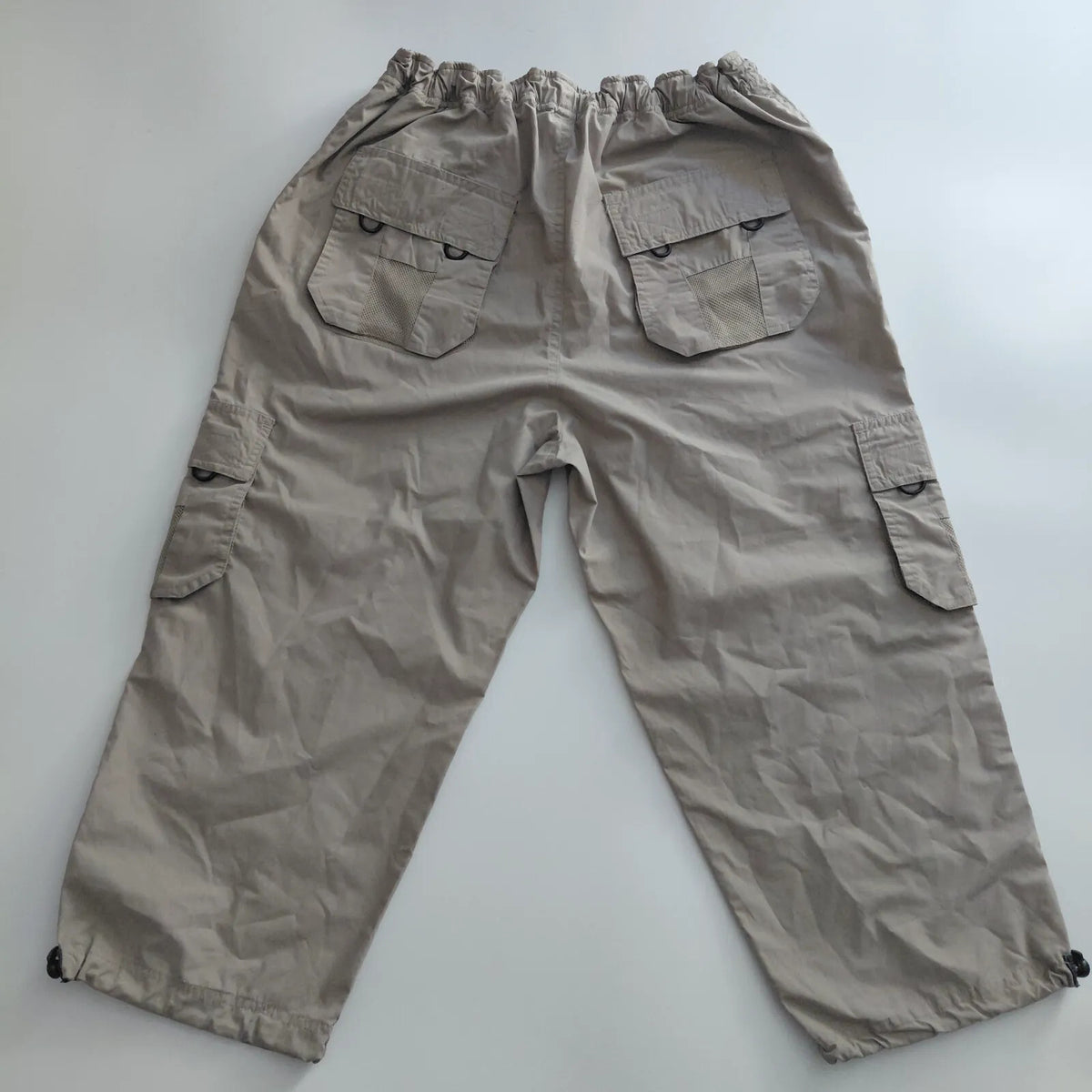 Capo Outwear Cargo Trousers Mens S Beige Straight Leg Cargo Outdoor