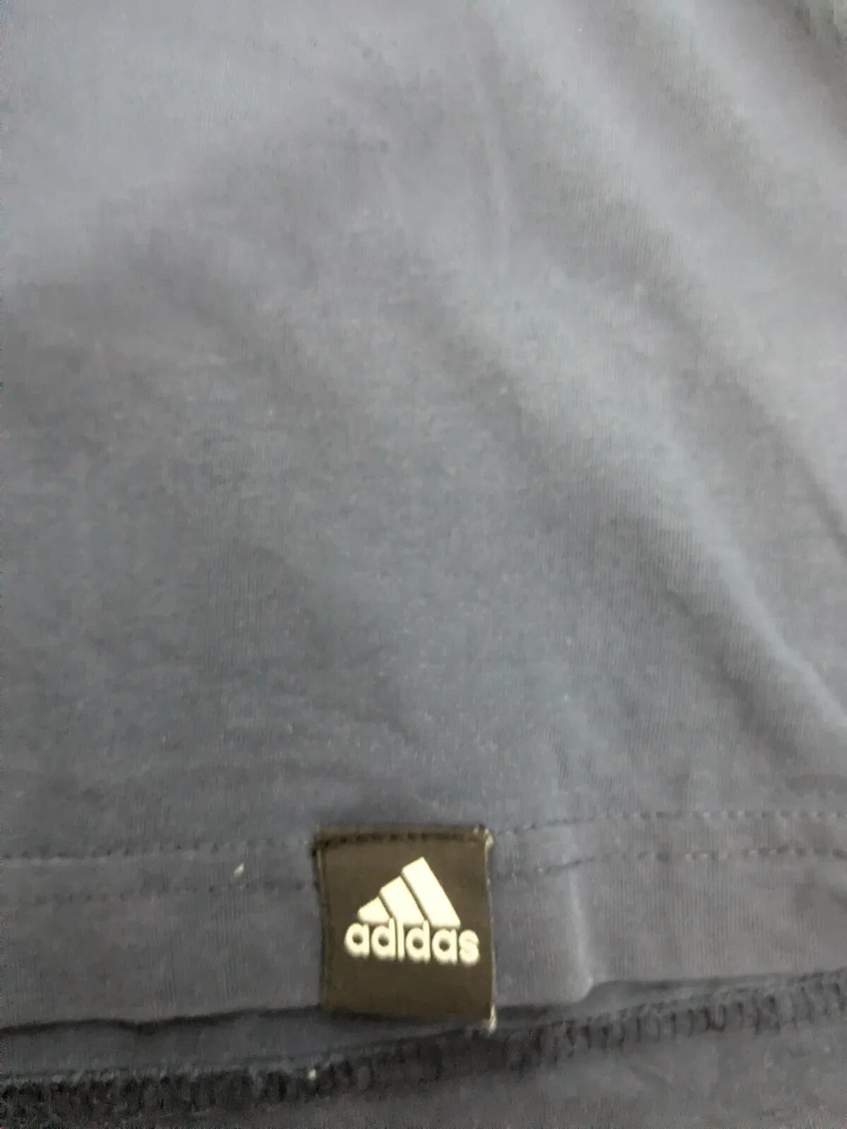 Adidas T Shirt Navy Cotton Logo Graphic Streetwear