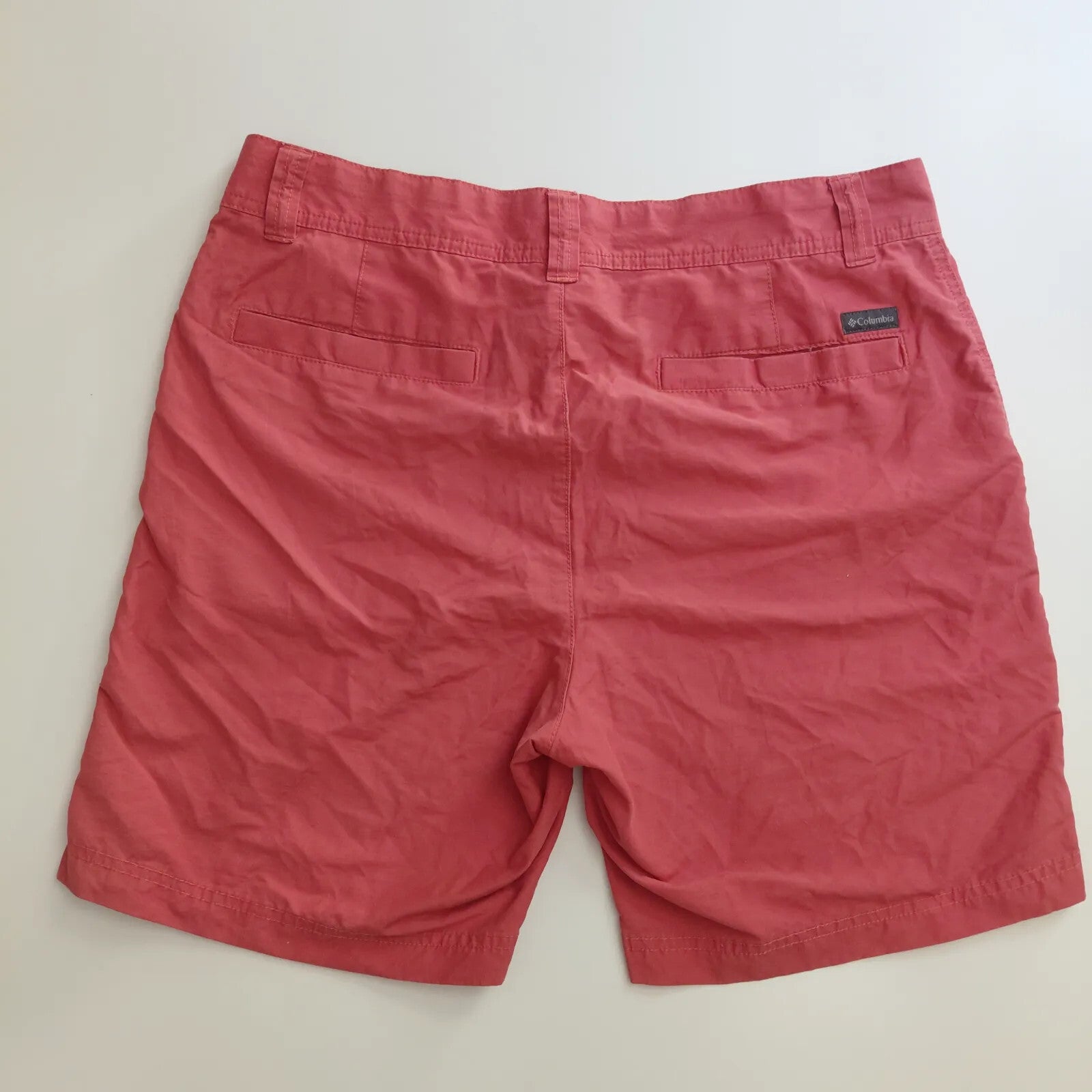 Columbia Shorts Mens 32W 8L Red Outdoor