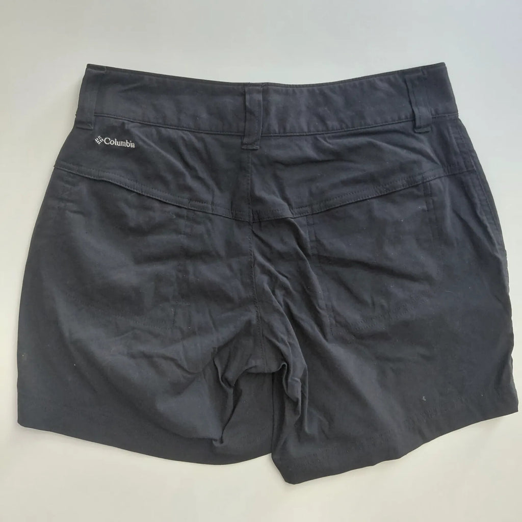Columbia Omni Shield Shorts Womens UK2 Black Water Repellent Outdoor Hiking
