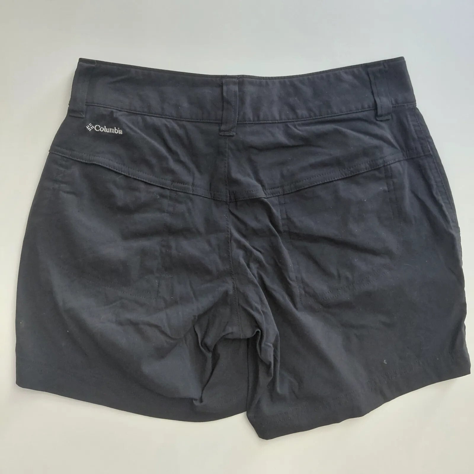 Columbia Omni Shield Shorts Womens UK2 Black Water Repellent Outdoor Hiking