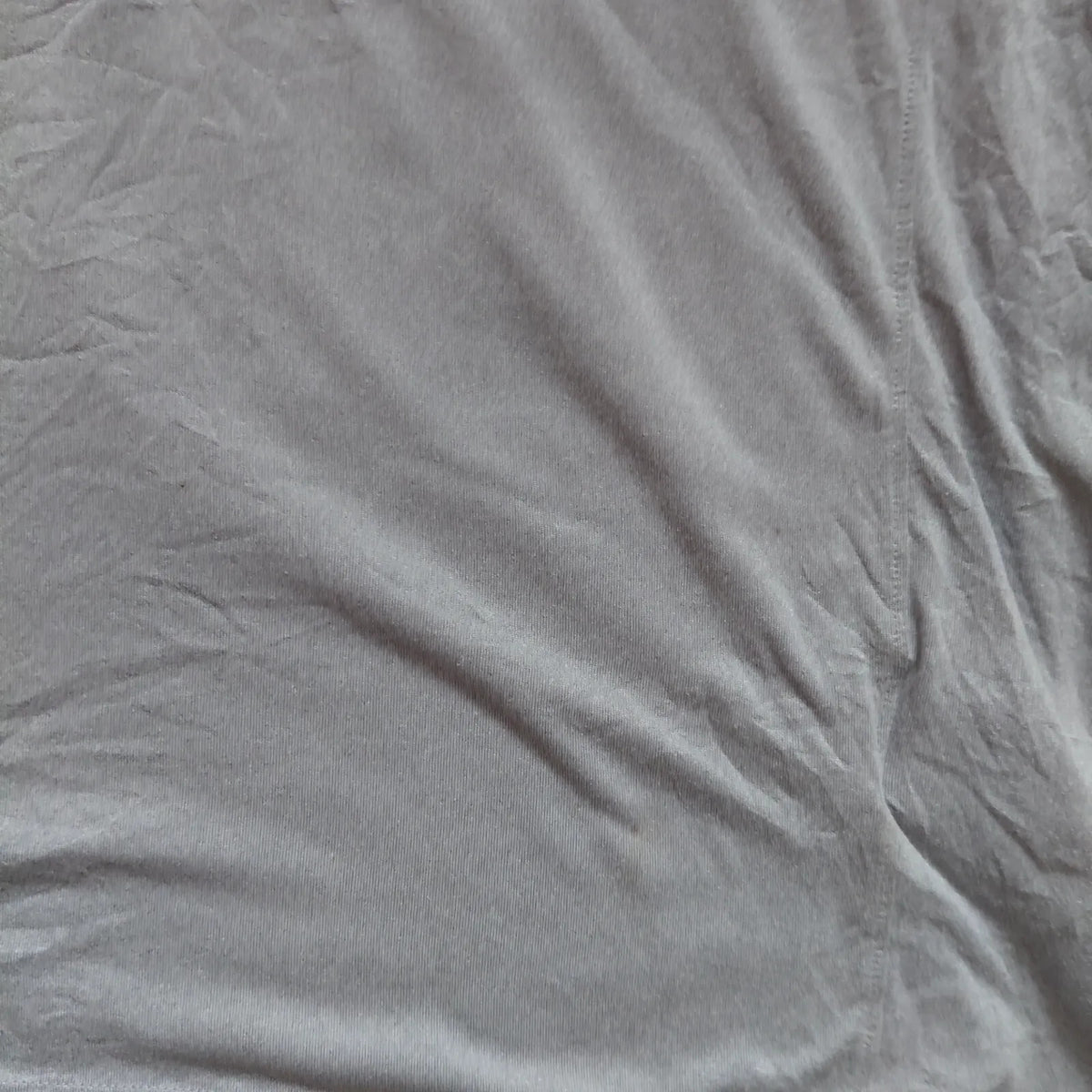 Under Armour Long Sleeve T Shirt Mens Grey Fabric Crew Neck Logo
