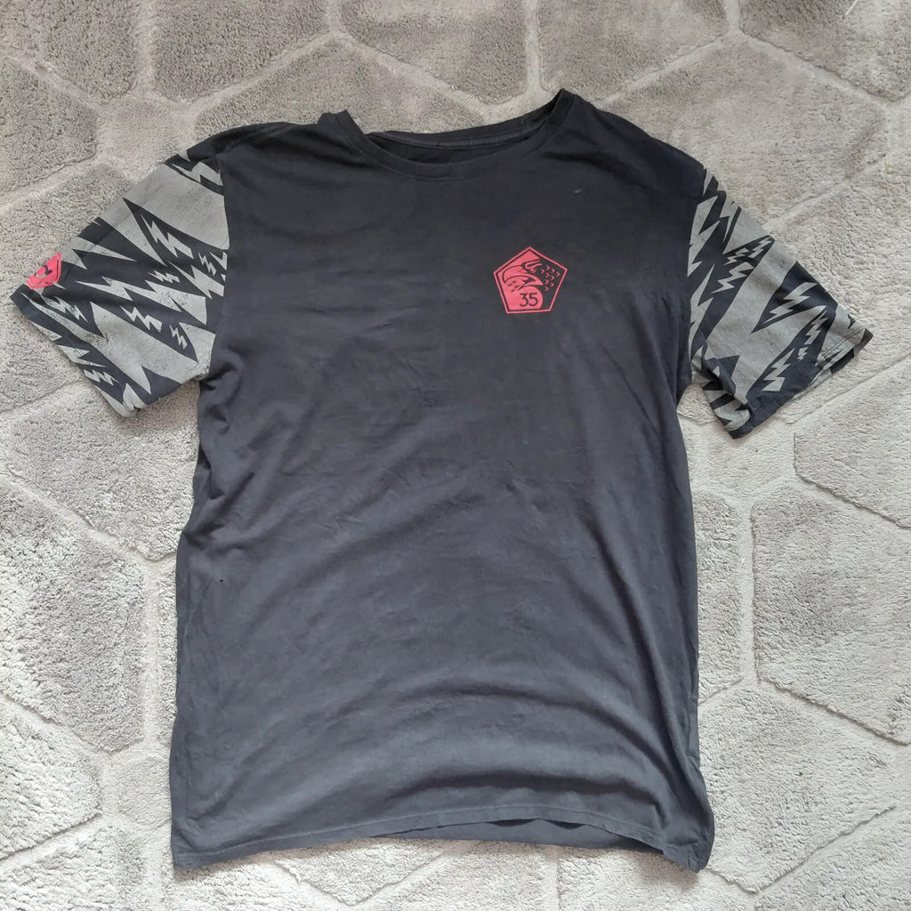 Nike The Nike Tee Athletic Cut T Shirt Mens Black Cotton 35th Squadron Eagle