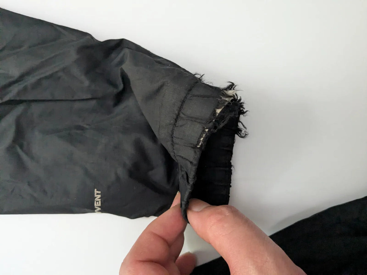 The North Face Shell Jacket Womens Small Black Nylon Ripstop Dryvent Waterproof