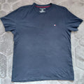 Tommy Hilfiger Men's Navy Logo T Shirt Size Medium